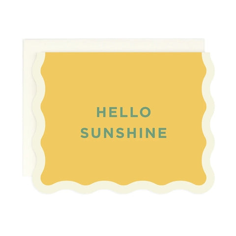 Hello Sunshine Greeting Card