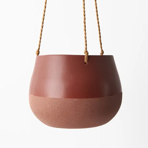 Bowl Iosetta Hanging Pot Chestnut 21.5cm