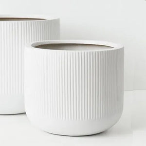 Linear Pot White 38cm