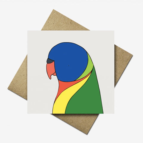 Rainbow Lorikeet Greeting Card