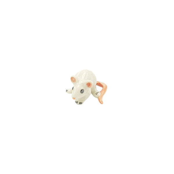 Mouse Figurine Small White