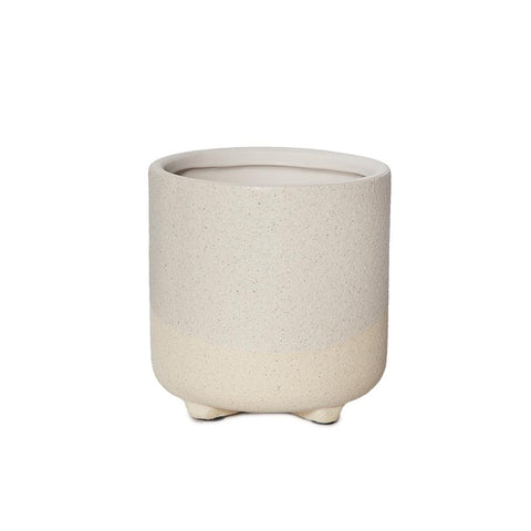 Mya Footed Pot Small White 11cm