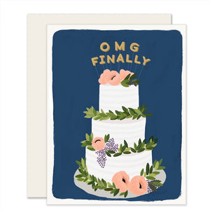 OMG Finally Greeting Card