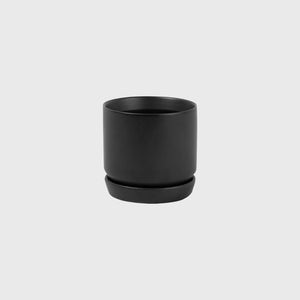 Oslo Mini Planter Pot Black 8cm