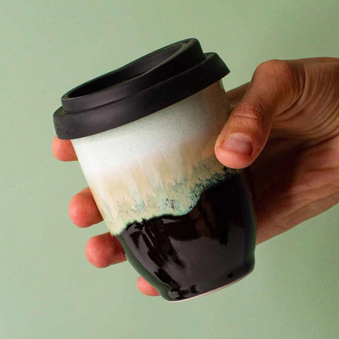 Sexy Lime Ceramic Travel Cup Medium