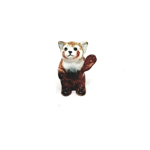 Red Panda Standing Porcelain Figurine