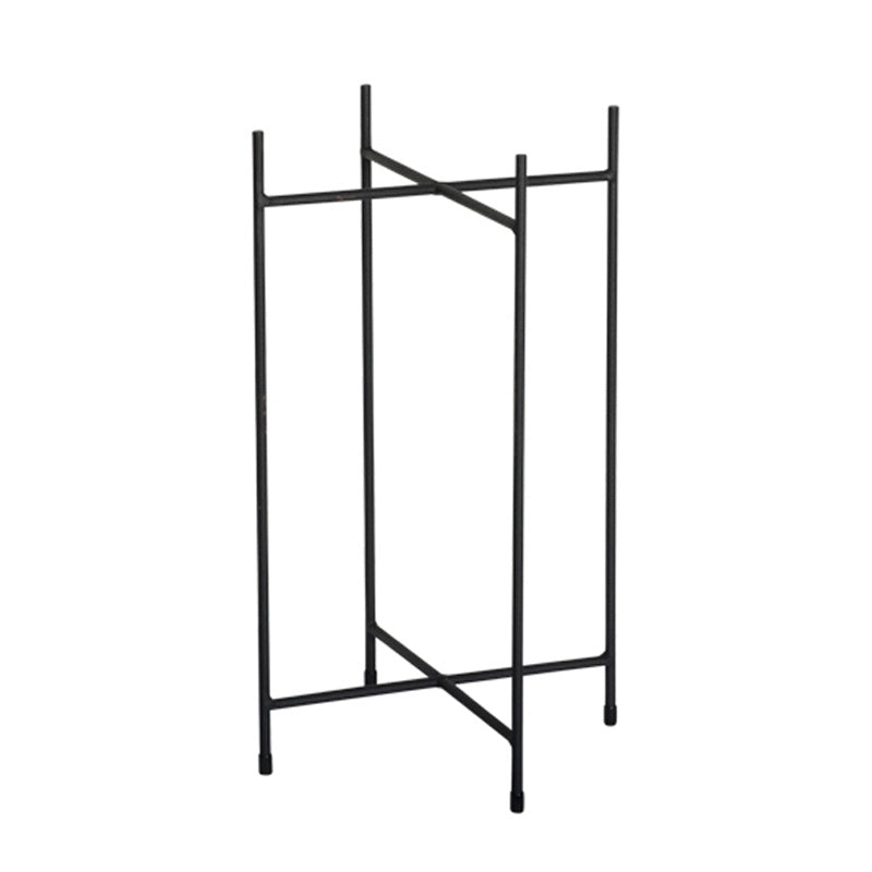 Reed Metal Pot Stand 45cm x 19cm Black