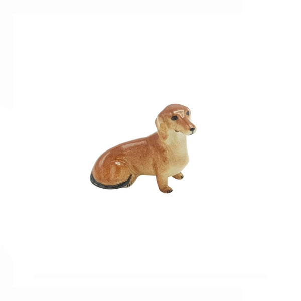 Sausage Dog Brown Figurine Small