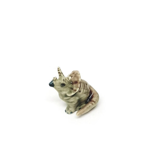 Styracosaurus Dinosaur Sitting Figurine Mini