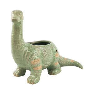 Dinosaur Planter Pot Green 15cm