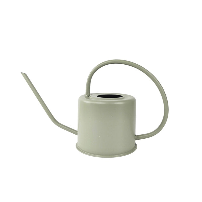 Modern Metal Watering Can Sage