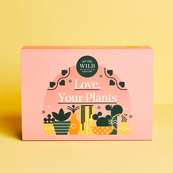 We The Wild The Plant Lovers' Essential Kit Pink Box