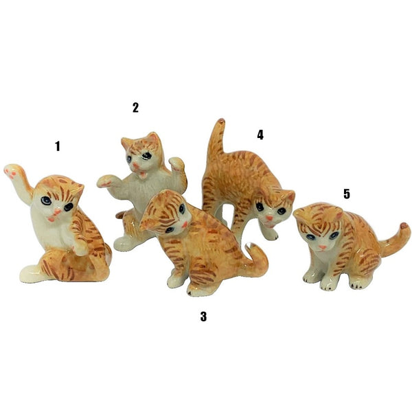 Yoga Cat Ginger Figurine 3