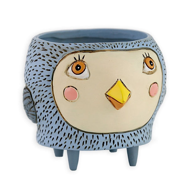 Baby Birdy Planter Pot Pale Blue