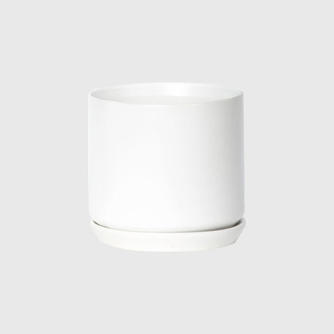 Oslo Medium Planter Pot White 15cm